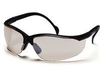 Pyramex Venture II SB1880ST Safety Glasses Indoor/Outdoor Mirror Anti-Fog Lens and Black FrameVenture II Safety Glasses Indoor/O