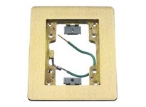 Hubbell Wiring SB3083W CARPET FLANGE 1-G FLAT RECT | YarinInd