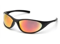 Pyramex Zone II SB3345E Safety Glasses Ice Orange Mirror Lens | Matte Black Frame