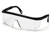 Pyramex Integra SB410S Safety Glasses Clear Lens and Black FrameIntegra Safety Glasses Clear Lens and Black Frame