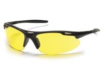 Pyramex Avante SB4530D Safety Glasses Amber Lens and Black Frame | Durable Protection