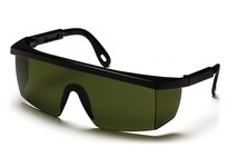Pyramex Integra SB460SF Safety Glasses 3.0 IR Filter Lens Lens and Black FrameIntegra Safety Glasses 3.0 IR Filter Lens Lens and