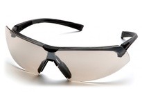 Pyramex Onix SB4980S Safety Glasses Indoor/Outdoor Mirror Lens and Black FrameOnix Safety Glasses Indoor/Outdoor Mirror Lens and