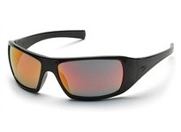 Pyramex Goliath SB5645D Safety Glasses Ice Orange Lens and Black FrameGoliath Safety Glasses Ice Orange Lens and Black Frame
