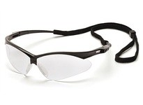Pyramex PMXTREME SB6310SP Safety Glasses Clear Lens and Black Frame with CordPMXTREME Safety Glasses Clear Lens and Black Frame 