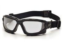 Pyramex I-Force Slim SB7010SDNT Safety Glasses Clear H2X Anti-Fog Lens and Black FrameI-Force Slim Safety Glasses Clear H2X Anti