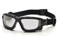 Pyramex I-Force SB7010SDT Safety Glasses Clear H2X Anti-Fog Lens and Black Temples/StrapI-Force Safety Glasses Clear H2X Anti-Fo