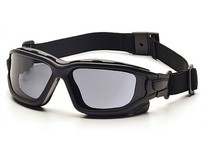 Pyramex I-Force SB7020SDT Safety Glasses Gray H2X Anti-Fog Lens and Black Temples/StrapI-Force Safety Glasses Gray H2X Anti-Fog 