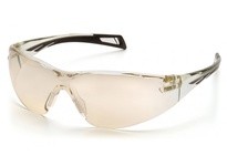 Pyramex PMXSLIM SB7180S Safety Glasses Indoor/Outdoor Mirror Lens and Black TemplesPMXSLIM Safety Glasses Indoor/Outdoor Mirror 