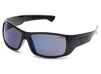 Pyramex Furix SB8575DT Safety Glasses Blue Mirror Anti-Fog Lens and Black FrameFurix Safety Glasses Blue Mirror Anti-Fog Lens an