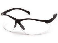Pyramex Gravex SB8910S Safety Glasses Clear Lens & Black Frame | Durable Protection