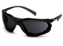 Pyramex Proximity SB9323ST Safety Glasses Dark Gray H2X Anti-Fog Lens and Black FrameProximity Safety Glasses Dark Gray H2X Anti
