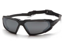 Pyramex Highlander SBB5020DT Safety Glasses Gray H2X Anti-Fog Lens | Durable Protection