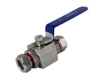 Superlok SBVH3603-M4N 1/4"M NPT - SBVH360 High Pressure Bar Stock Ball Valve - 6K PSI - 2 Ferrule - 316 Stainless Steel