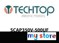 TechTop SCAP350V-500UF MFD/uF 500 uF 350 VAC 50/60 Hz Diameter 2.062" Length 4.375" Connection Type 1/4" Spade Terminals Start C