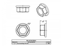 Saginaw Control SCE-102300 Bolt Pack Subpanel 3/8 (8pcs)