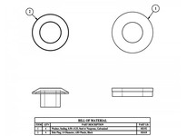 Saginaw Control SCE-102686 Bolt Pack ELJ Wall Mount (4pcs)