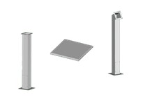 Saginaw Control SCE-18SBASESS Base S.S. Pedestal | Durable Industrial Solutions