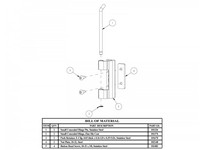 Saginaw Control SCE-3918 HingeReplacement (2pcs)