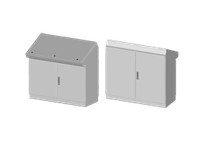 Saginaw Control SCE-464919DC Console Dual Access Overlapping Two Door