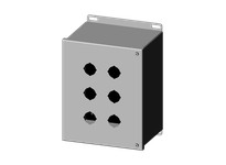 Saginaw Control SCE-6PBH Hinged PB Encl