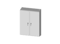Saginaw Control SCE-72EL7212SSST S.S. 2DR EL Sloping Top Enclosure
