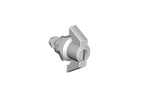 Saginaw Control SCE-KLWN Keylocking Wingknob Door Latch (Chrome)