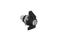 Saginaw Control SCE-KLWNB Keylocking Wingknob Door Latch (Black) | Industrial Supplies