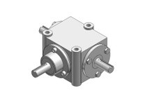 Hub City 0220-00118 1:1 Ratio, Cast Iron Bevel Reducer, 0.625" Input Diameter, 0.625" Output Diameter, Shaft Input, Shaft Output