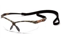 Pyramex PMXTREME SCM6310STP Safety Glasses Clear Anti-Fog Lens and Camo Frame with CordPMXTREME Safety Glasses Clear Anti-Fog Le