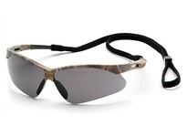 Pyramex PMXTREME SCM6320STP Safety Glasses Gray Anti-Fog Lens and Camo Frame with CordPMXTREME Safety Glasses Gray Anti-Fog Lens