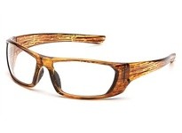 Pyramex Outlander SCM8010D Safety Glasses Clear Lens and Caramel Mixed FrameOutlander Safety Glasses Clear Lens and Caramel Mixe