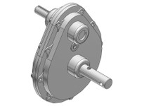 Hub City 0220-01607 3.11:1 Ratio, Cast Iron Parallel Shaft Drive, 0.75" Input Diameter, 1.000" Output Diameter, S Gear Type, Sha
