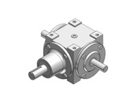 Hub City 0220-03536 1:1 Ratio, Cast Iron Bevel Reducer | Industrial Supplies