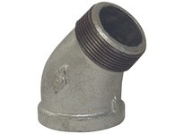 Dixon SE45125G 1-1/4" NPT Thd 45° Street Elbow 150# Galvanized Iron