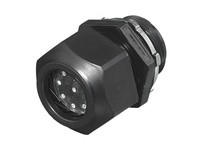 Hubbell Wiring SEC50B356 CORD CONN EURO1/2 BK 3 HOLES 5.6MM | Industrial Supplies