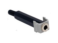 Hubbell Wiring SF14SJGY SNAP-FIT KEYSTONE 1/4" STEREO JACK GY
