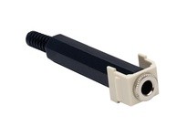 Hubbell Wiring SF14SJOW SNAP-FIT KEYSTONE 1/4" Stereo Jack | Industrial Supplies