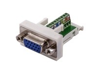 Hubbell Wiring SF15ST SNAP-FITD-SUB15PINSVGASCR TERM