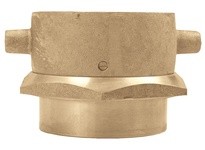 Dixon SF25F20T Open Snoot Brass Female Swivel Adapter - Pin Lug