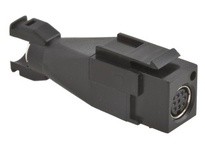 Hubbell Wiring SFAVCS SNAP FIT AV 8PIN COUPLR PNP STRAT FF BK | Industrial Supplies