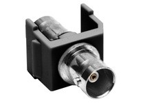 Hubbell Wiring SFBBK SNAP-FIT BNC F/F 75 OHM BK