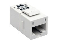 Hubbell Wiring SFC5EW SNAP-FIT INLINE COUPLER SLIM CAT5E WH | High-Quality Connector