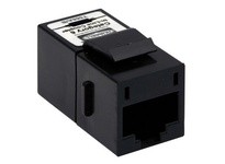 Hubbell Wiring SFC6BK SNAP-FIT INLINE COUPLER SLIM CAT6 BK | High-Quality Networking