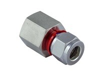 Superlok SFCI-12-12N 3/4"T X 3/4"F NPT - Female Connector - 2 Ferrule - 316 Stainless Steel