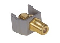 Hubbell Wiring SFF3GGY SNAP-FIT 3GHZGOLD F CONNGY | YarinInd