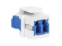 Hubbell Wiring SFFLCSAQW FIBER SNAP-FITFLSHLC DUPLXAQZIRCWH