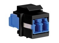 Hubbell Wiring SFFLCSBKAL Fiber Snap-Fit Flush LC Duplex | Industrial Supplies