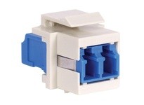 Hubbell Wiring SFFLCSPEI FIBER SNAP-FIT FLSH LC DUPLX PU ZIRC EI