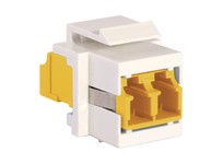 Hubbell Wiring SFFLCSYLA FIBER SNAP-FITFLSHLC DUPLXYLZIRCLA